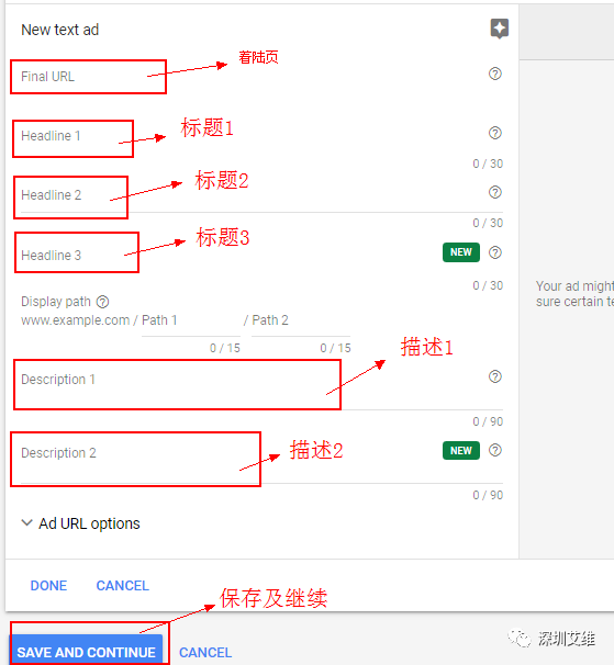 谷歌搜索广告