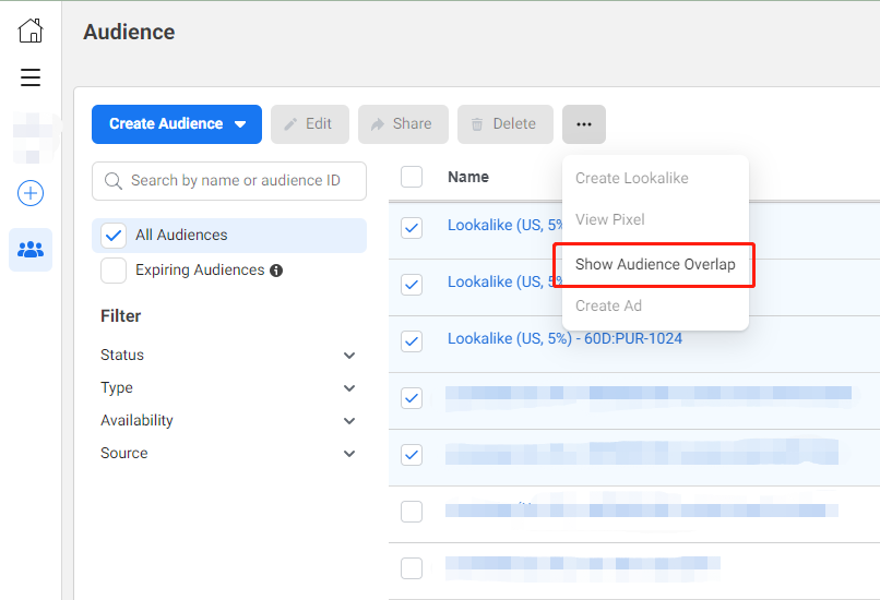 Audience Overlap