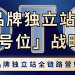 「一号位」战略课丨定战略 落执行 · 赋能独立站生态成长