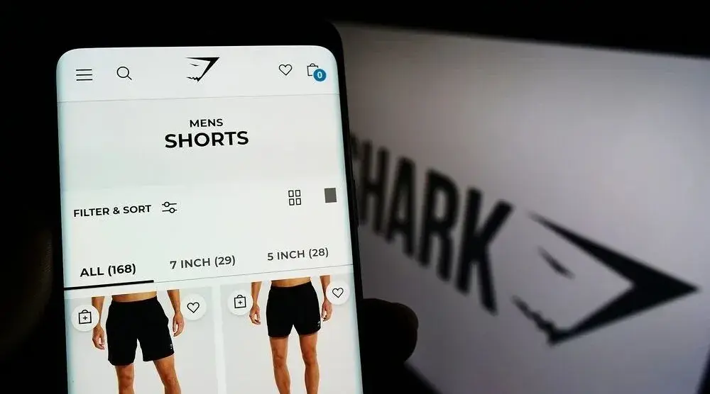 gymshark的手机端卖货平台