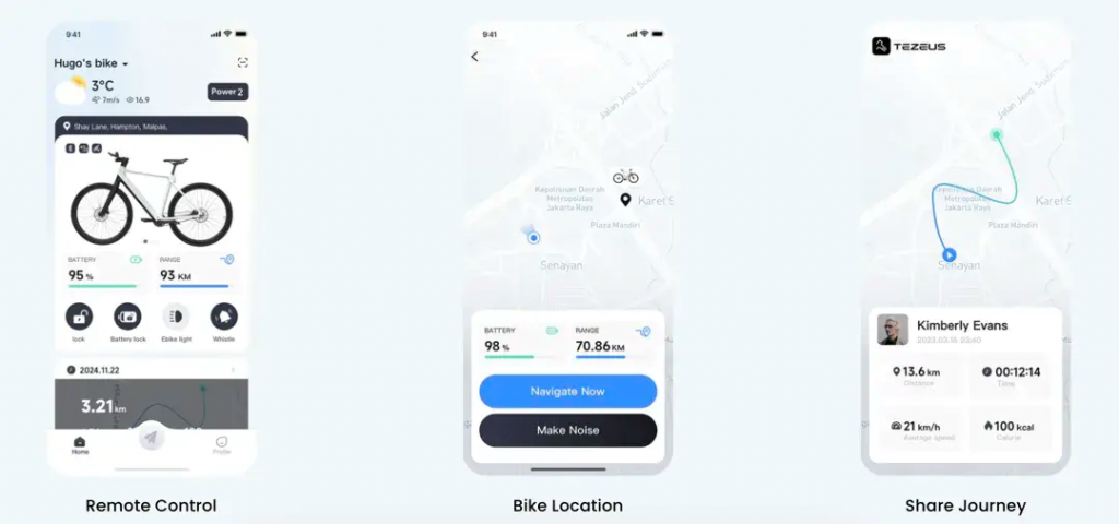 与Tezeus产品配套的智能app