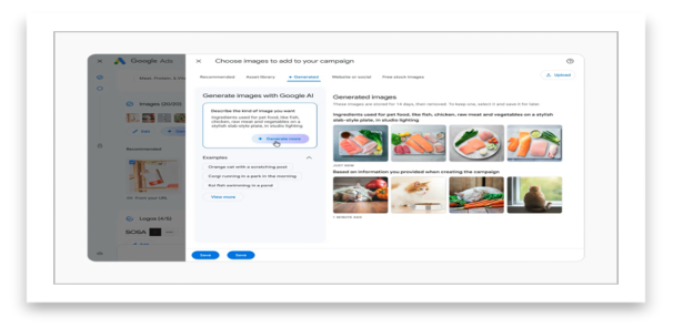 Google GenAI 模型开始在 PMax 后台示例