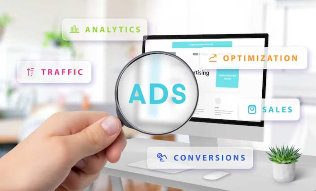 Google Ads 是什么：在搜索、展示、购物、YouTube 等位置以竞价方式投放广告。服务采购可查 google ads投放、谷歌sem。