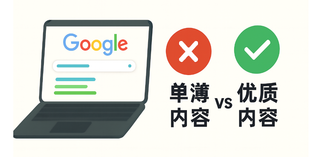 Google SEO优化实战：独立站常见的8种单薄内容及解决方案 Google SEO Optimization Practice: 8 Common Thin Content and Solutions for Independent Sites