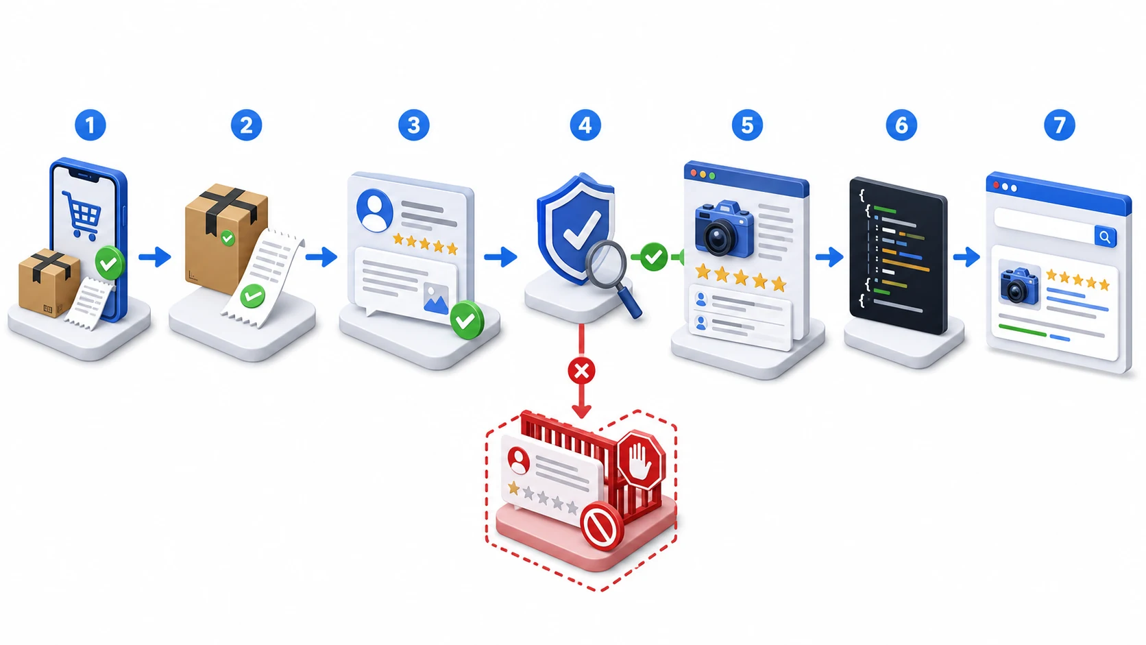 从真实订单、评价审核、页面展示到JSON-LD和搜索结果的评价数据链路